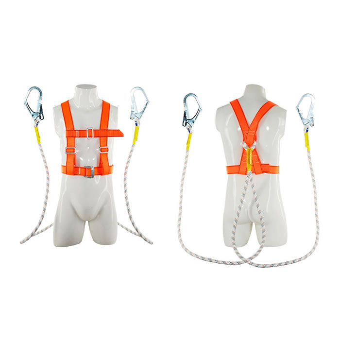 Buildings Half Body Safety Harness with Double Large Hooks