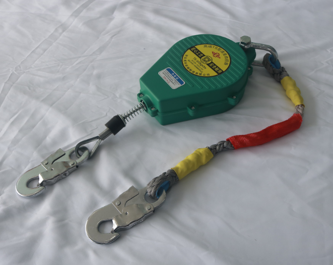 Retractable Fall Protection Self Retracting Arrester with Steel Snap Hook