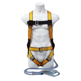 Retractable Lanyard Fall Protection Personal Fall Arrest System Safety Harness