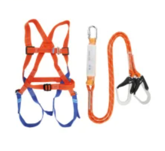 Rock Climbing 2 Point Retractable Safety Harness Body Harness Safety