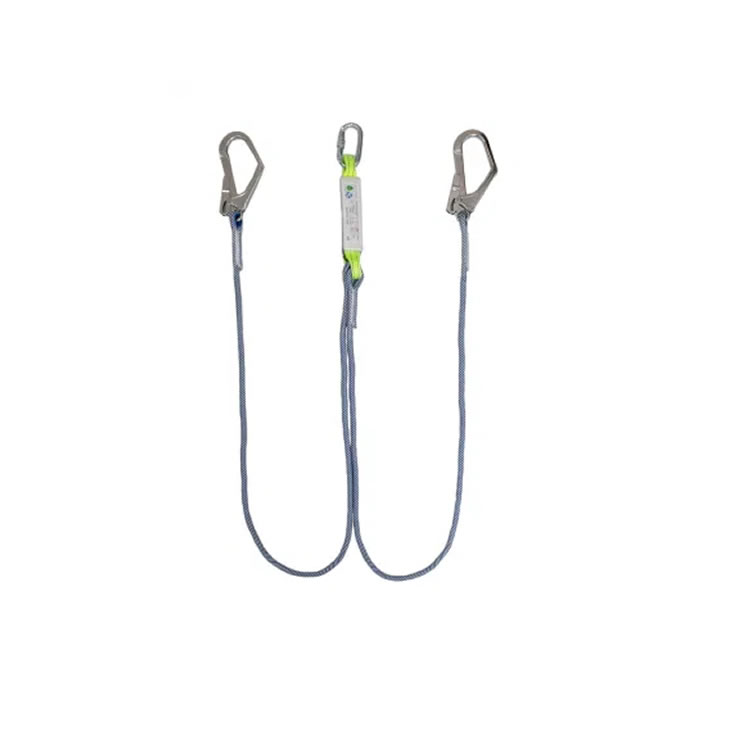 CE Standard Polyester Safety Lanyard with Chromium Steel Hook