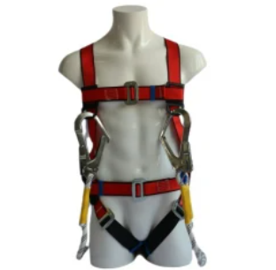 Anti Fall Lineman ANSI Full Body Roof Harness Anchor with Lanyard