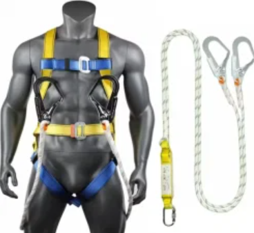 Nylon Climbing En361 Black Body Men Fall Protection Safety Harness