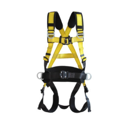 En361 400 Lb Industrial Fall Restraint Body Harness Double Lanyard