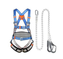 Industrial Outdoor Lanyard Retractable Full Body Climbing Harness CE