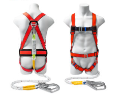 China Adjustable Safety Rope Retractable Engineering Safety Harness with Belt