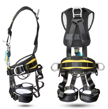 China Climbing Construction Safety Rope Adjustable Safety Harness