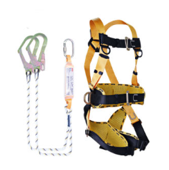 Polyester Double Hook Safety Belt Harness for Construction Safety Work