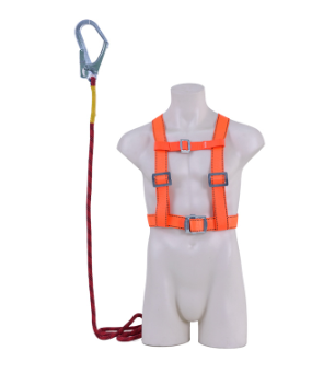 Full Body Safety Harness with Double Lanyard